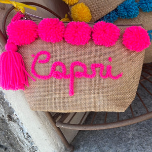 Capri pochette fucsia